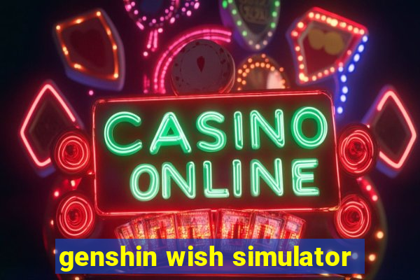 genshin wish simulator